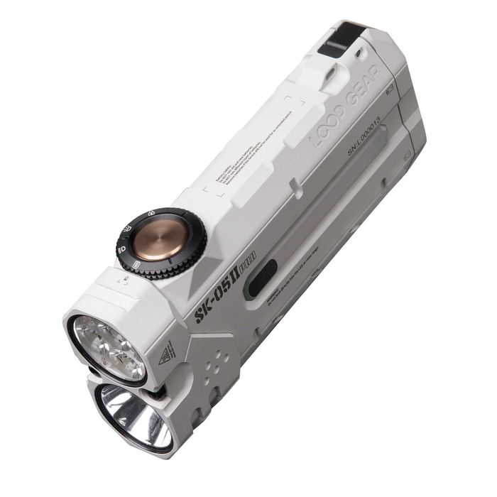 LOOP GEAR SK-05 II Pro – мощен мултифункционален фенер, чисто нов, пълен комплект