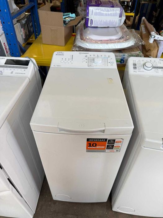 Masina de spalat rufe cu incarcare verticala Whirlpool TDLR7231BSEU, 7 kg, 1200 rpm,Clasa D, Motor Inverter, Display digital, Tehnologia al-6lea Simt