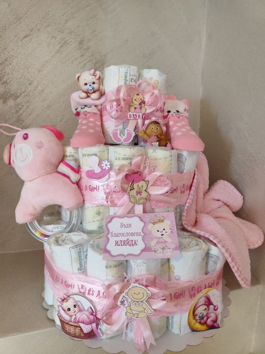 Торта с памперси "Pampers premium care2"