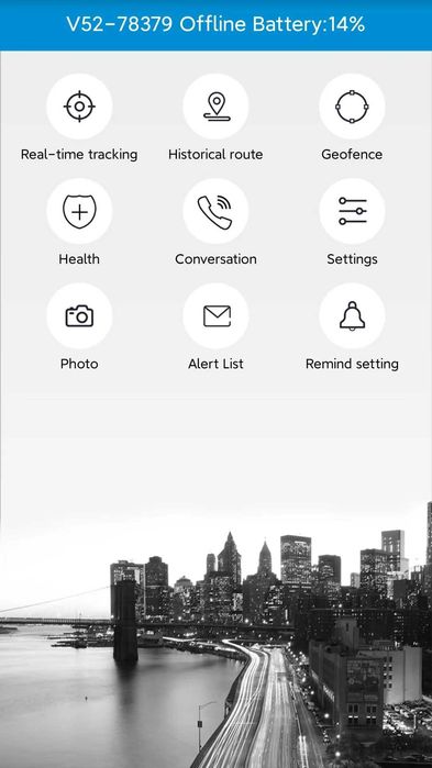 Смарт гривна за възрастни хора – SOS, Пулс, Кръвно, Температура