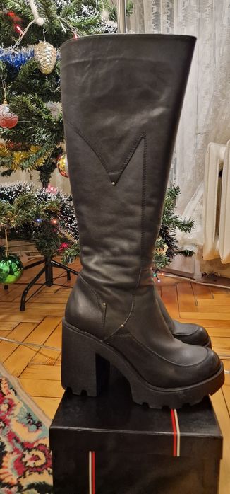 Дамски ботуши естествена кожа