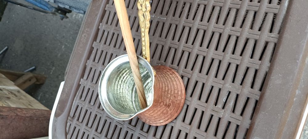 Медная турочка кофеварка