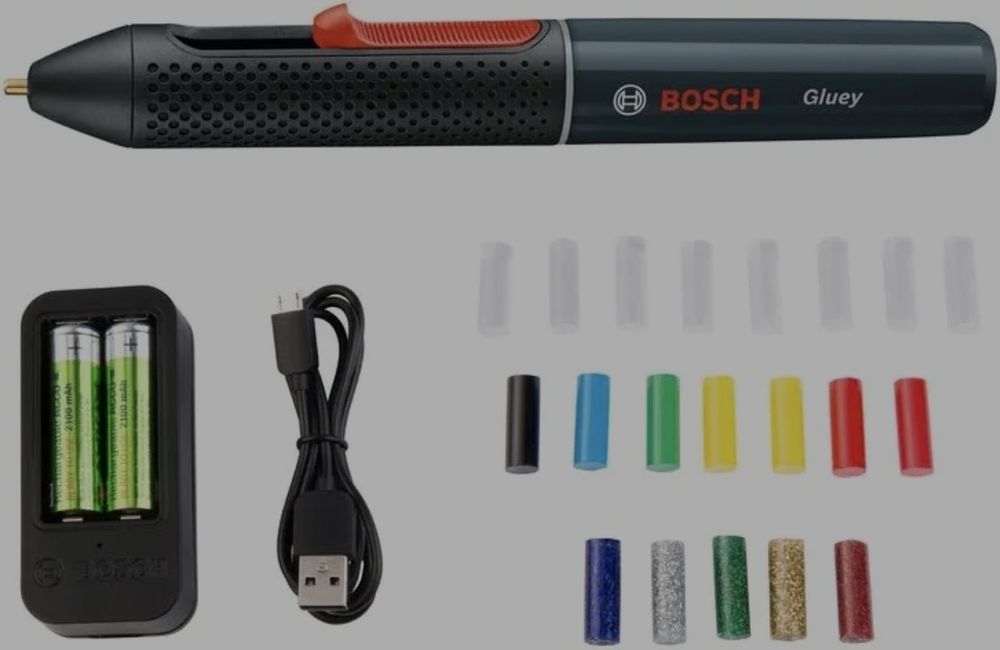 Pistol de lipit electric cu acumulator Bosch GLUEY