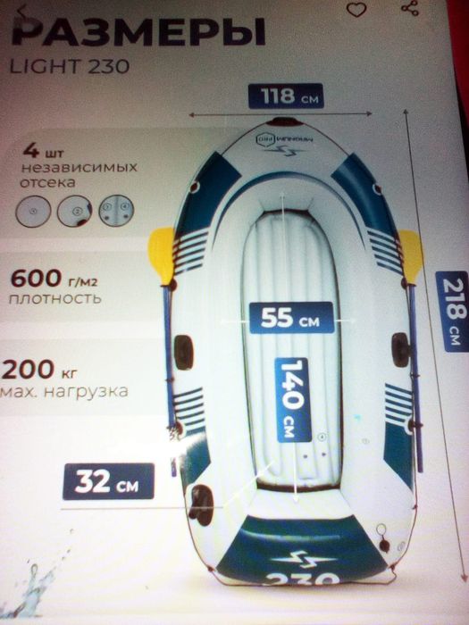 Лодка пвх для отдыха и рыбалки