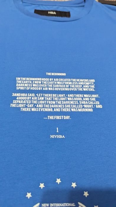 Hood by air hba tricou tshirt tee jersey playboi carti opium kenkarson