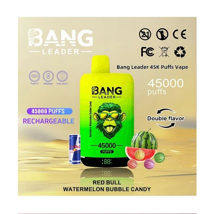 Pachet 10 Bang Leader 45.000 Puffs 2 in 1 Reîncărcabil