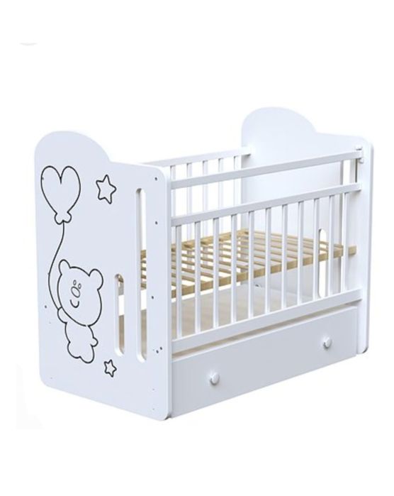 Детская кроватка с маятником(КШТ)