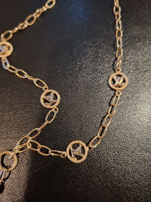 Златен ланец колие Louis Vuitton