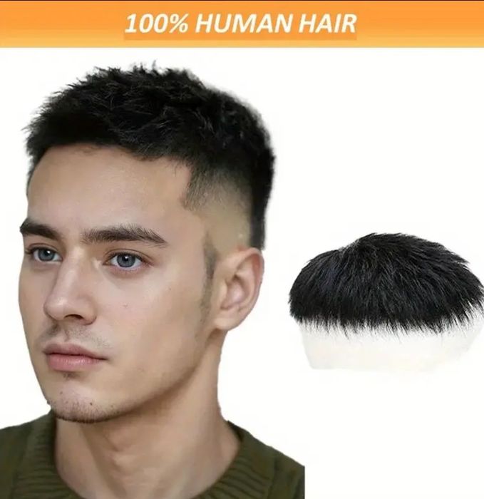 Мужские топперы из натуральных волос