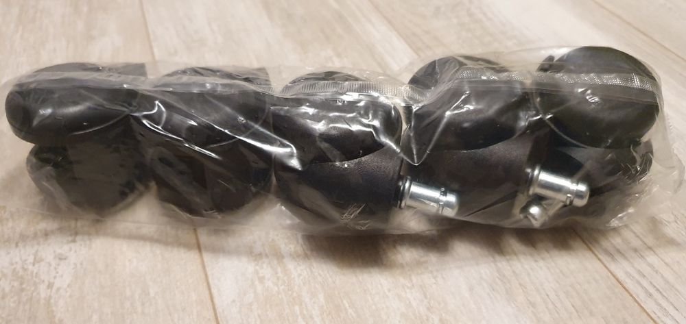 Roti scaun de birou noi, sigilate albe sau negre