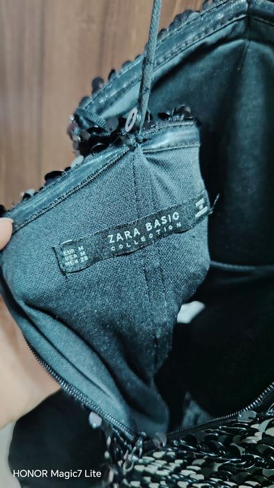 Salopetă neagră elegantă mărimea M 38