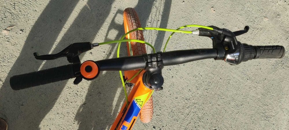 Bicicleta copii MTB CROSS Rebel Boy 20 - Portocaliu - 6-8  ani