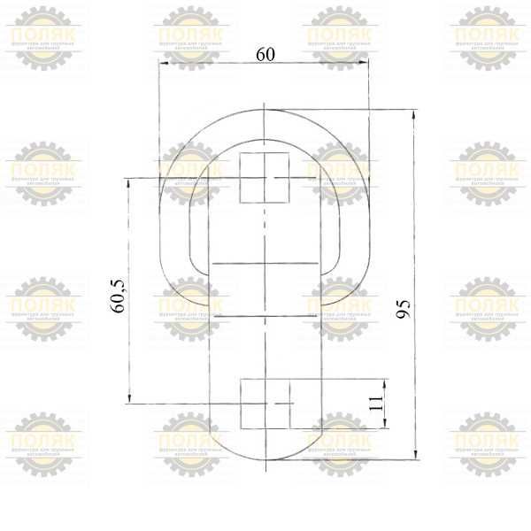 Кольцо крепления груза с чашей