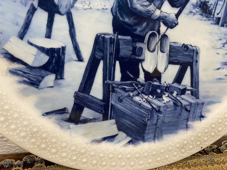 Винтидж порцелан Делфт 1950 1970 колекционерска ръчна украса