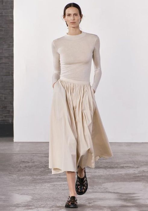 Pulover lana/mătase Zara