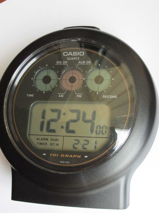 Casio TGQ-200 Tri GRAPH Made in Japan Будилник Касио