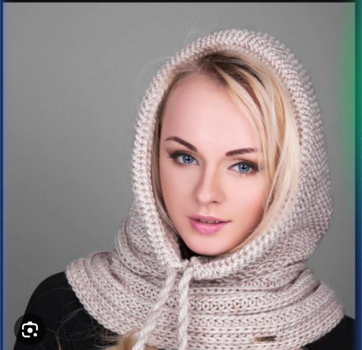 Капор вязаный на заказ