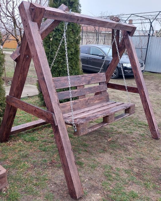 Balansoar, Banca de grădină.