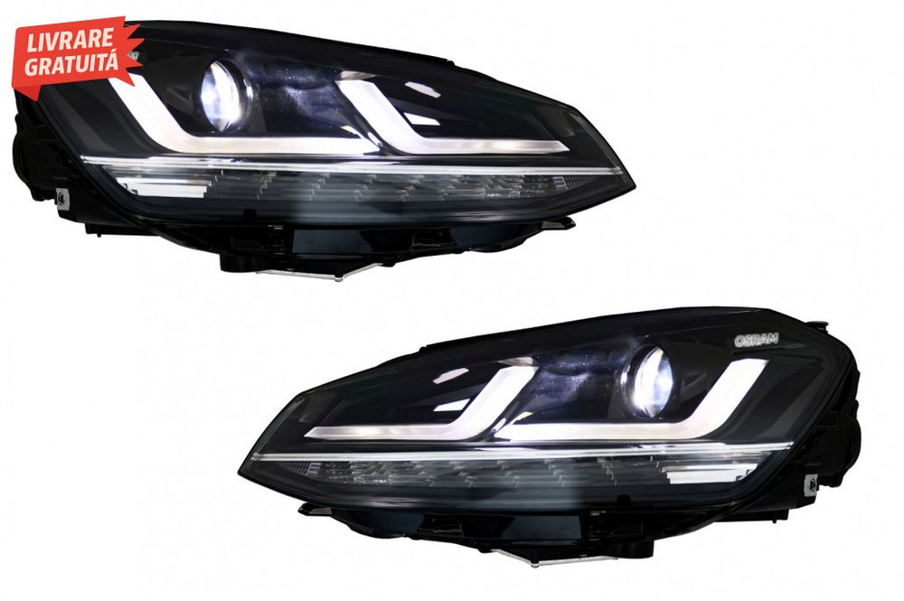 Faruri LEDriving Osram Full LED VW Golf 7 VII (2012-2017) Crom pentru