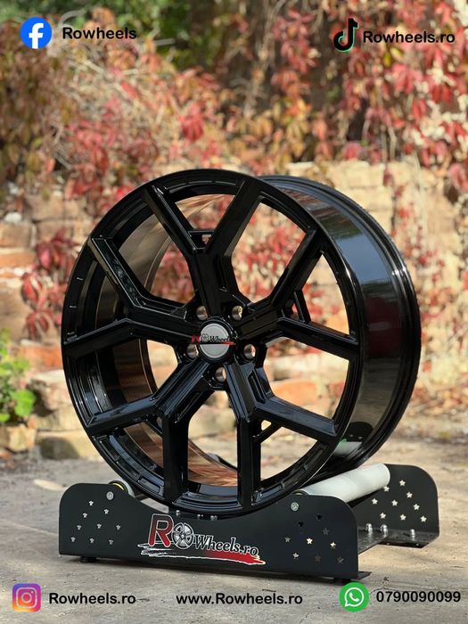 Jante Range 22 R22 Full BLACK Si Polish Model Sport cu anvelope vara / iarna 275-40-22 Land rover Vogue Land Rover sport cu anvelope vara / iarna 275-40-22