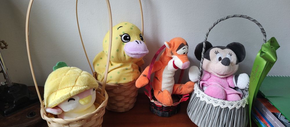 coșuleț și pinguin/ cadou de Paște pentru copii