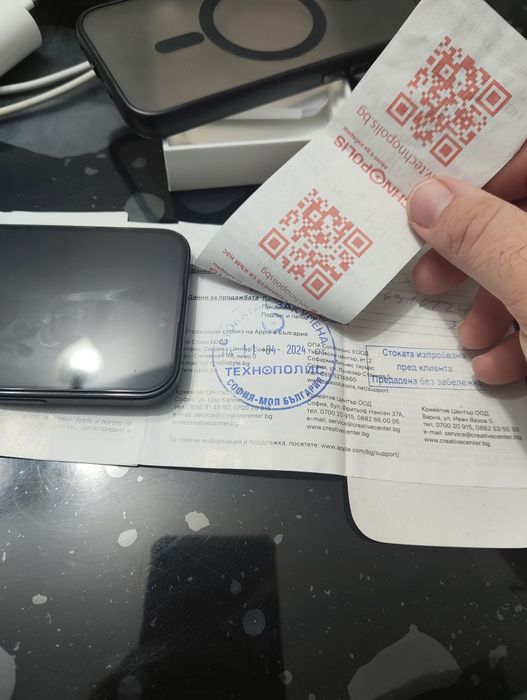 Iphone 15 256gb с гаранция