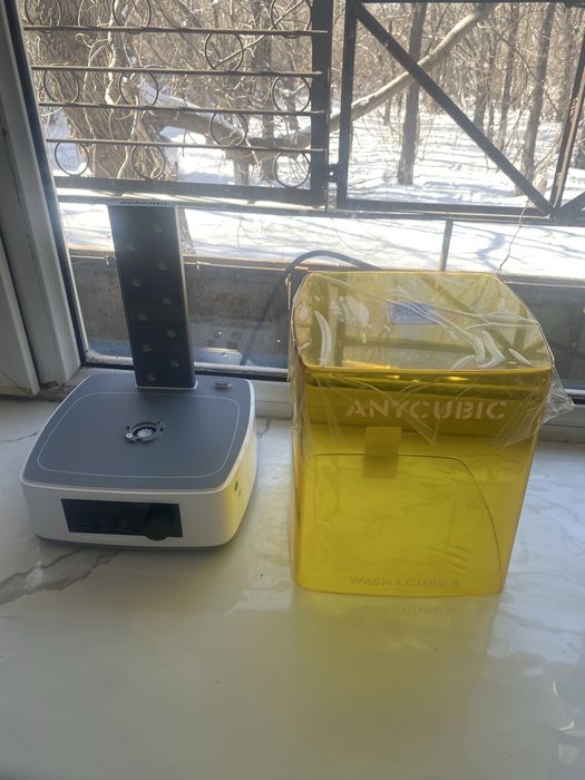3D-принтер Anycubic Photon Mono 4 И Устройство пост-обработки.