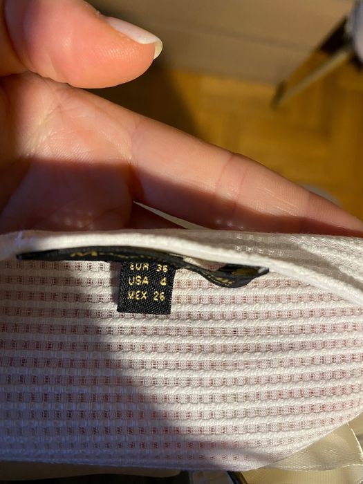Бяла риза zara massimo dutti размер С