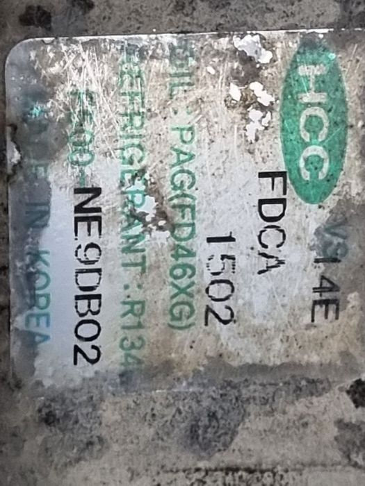 Compresor clima Hyundai IX35 2.0 CRDI 2010 - 2019 136CP D4HA (1350) Diesel Fdca1502