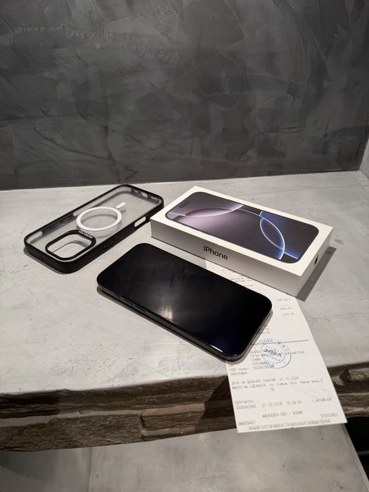КАТО НОВ Iphone 16 Pro Max 256 GB + Гаранция