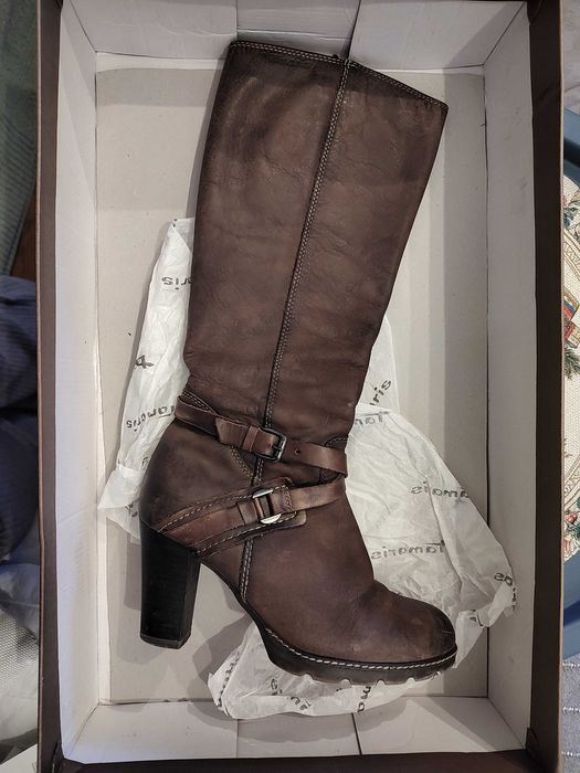 Ботуши - Tamaris - естествена кожа