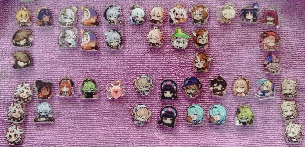 Genshin impact епоксидни мини фигурки