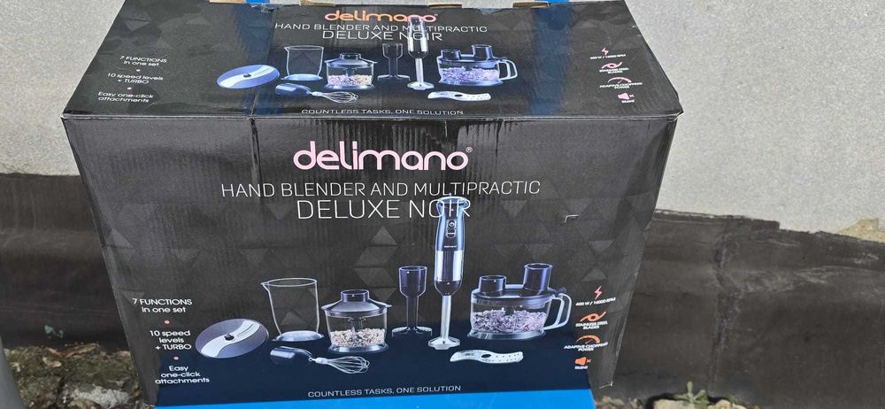 NOU, nefolosit–Blender vertical multifuncti. deluxenoir delimano 7in1