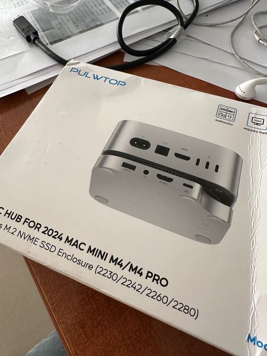 Dock SSD pentru Mac Mini M4 stand dock Pulwtop SSD HUB