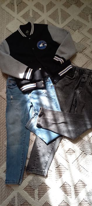 Бомбер куртка джинсы 5-7 лет