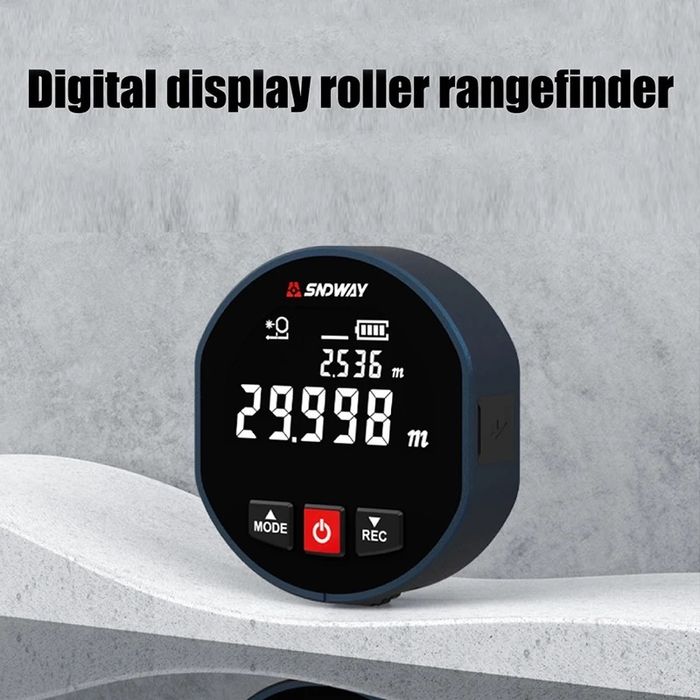 2 in 1 da lazerli gʻildirakli oʻlchagich. Роликовый лазерный дальномер