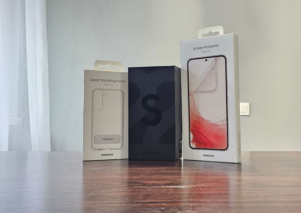 Samsung Galaxy S22 Dual Sim 128 GB,NOU, 8 Gb Ram, Husa si Folie