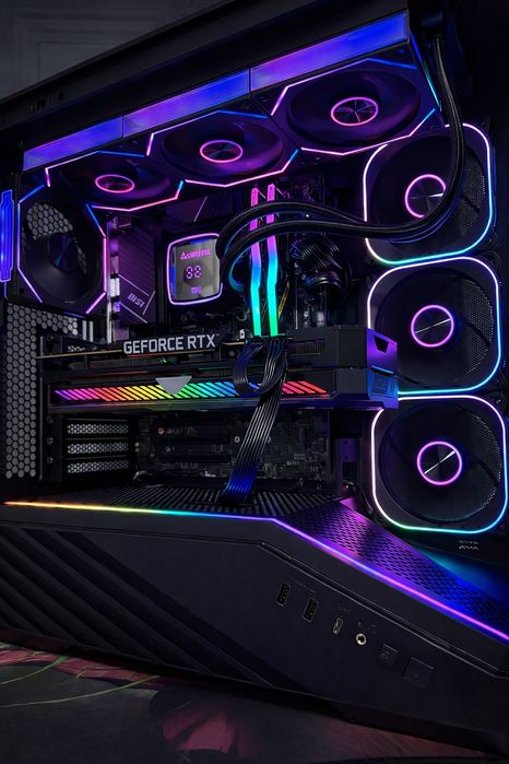 Заряженый компьютер в пленке + ASUS ROG RTX 3070 +  I5 14400 + MSI