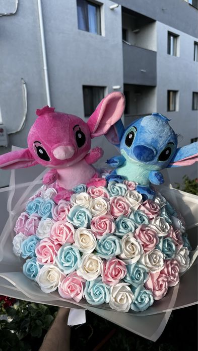 Buchet Stitch diverse modele trandafiri sapun