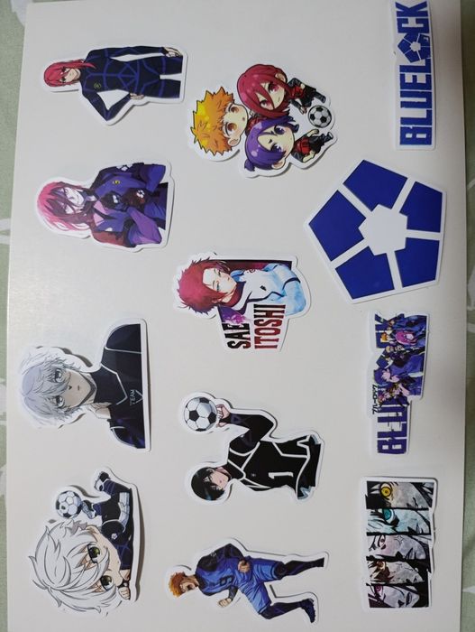 Аниме наклейки:Синяя тюрьма, Волейбол, Бродячие псы 1шт 1000сум