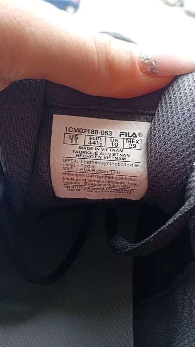 Fila Valado Men Black Nr 44