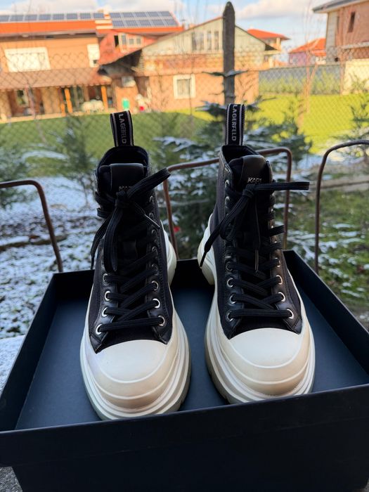 Високи дамски обувки на платформа, Karl Lagerfeld. 37 номер