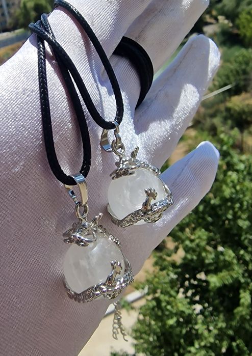 Кулон Дракон из натуральных камней.