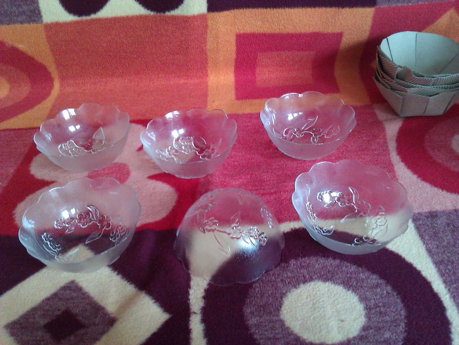 Cupe inghetata sticla 6 bol