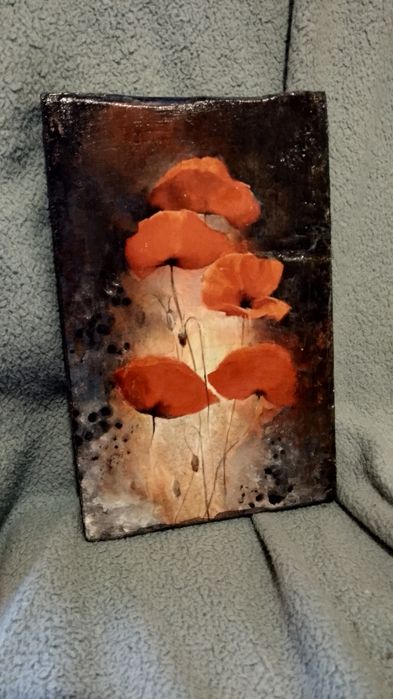 Пано за декорация...  "Макове"