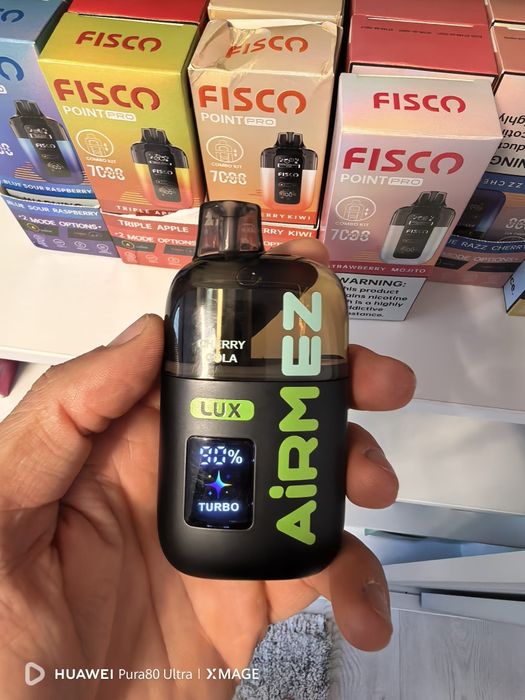 Vape 100.000 Puffs Airmez Gama De Lux Reincarcabil Mod Turbo
