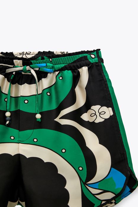Zara летен сет комплект от две части от кимоно и къси панталонки