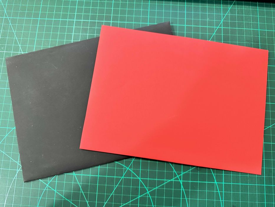 Черные конверты А5 формата