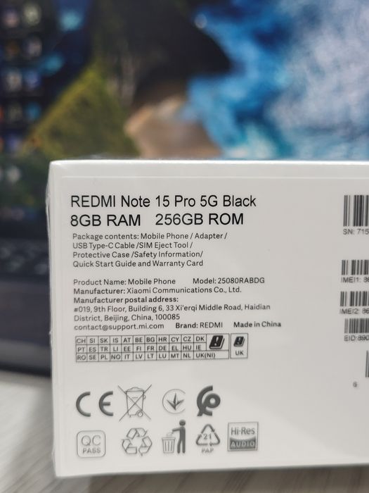 Redmi Note 15 Pro 5G  8/256 GB