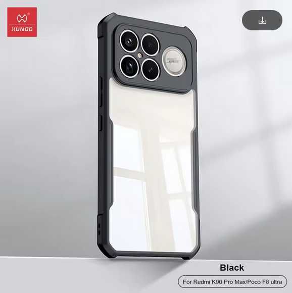 Husa pentru POCO F8 Ultra shockproof cu airbag-uri pe colturi si spate transparent